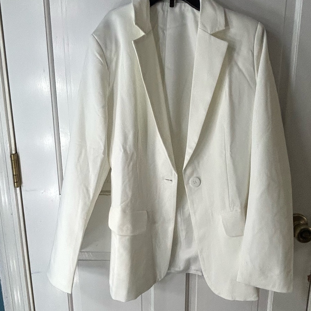 White blazer